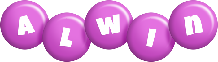 Alwin candy-purple logo