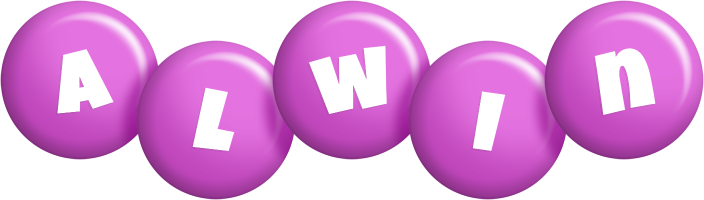 Alwin candy-purple logo