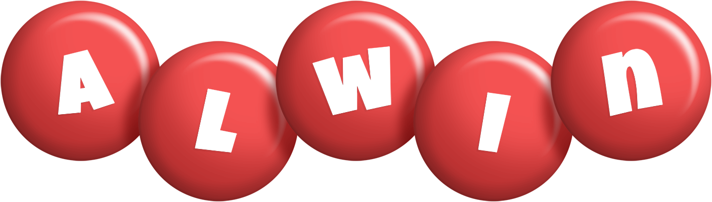 Alwin candy-red logo