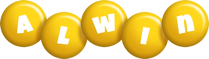 Alwin candy-yellow logo
