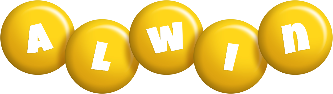 Alwin candy-yellow logo