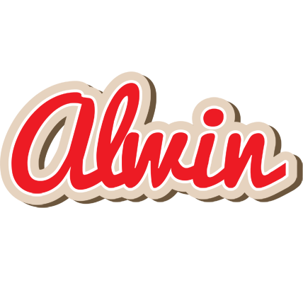Alwin chocolate logo