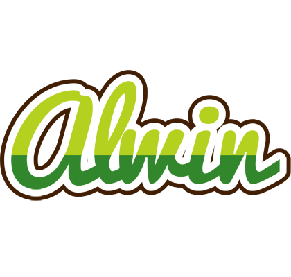 Alwin golfing logo