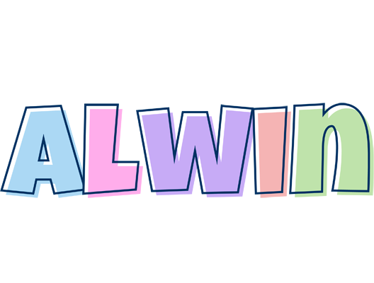 Alwin pastel logo