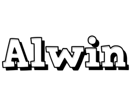 Alwin snowing logo