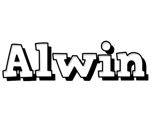 Alwin snowing logo