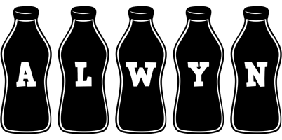Alwyn bottle logo