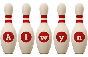 Alwyn bowling-pin logo