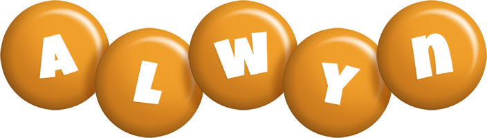 Alwyn candy-orange logo