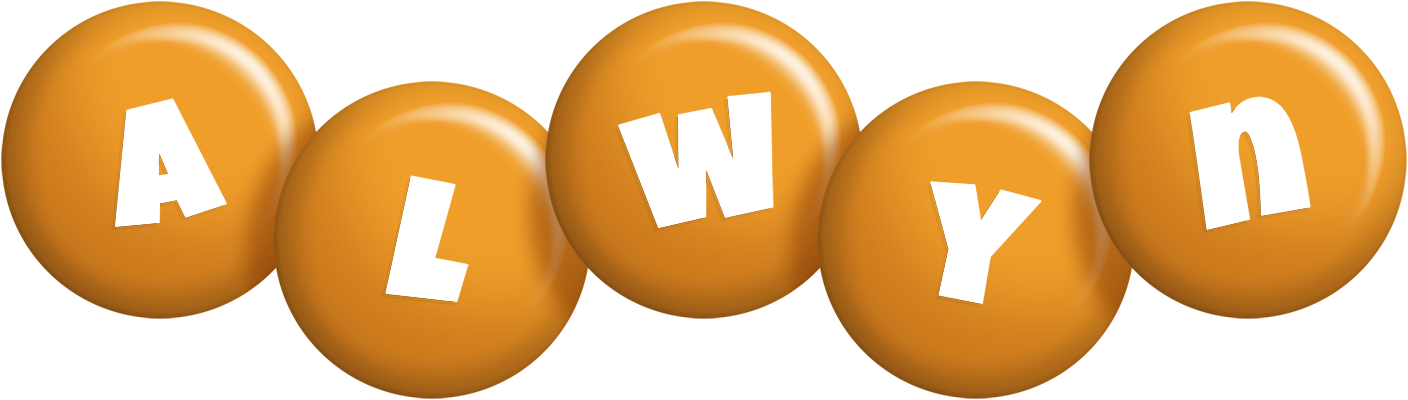 Alwyn candy-orange logo