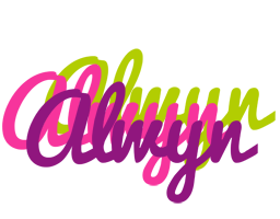 Alwyn flowers logo