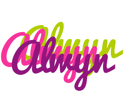 Alwyn flowers logo
