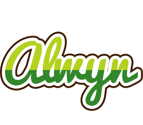 Alwyn golfing logo