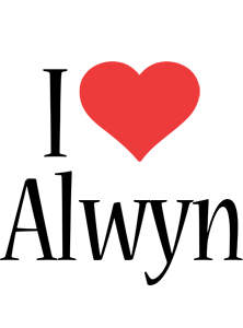 Alwyn i-love logo