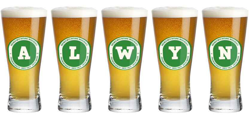 Alwyn lager logo