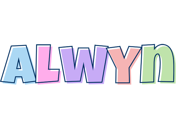 Alwyn pastel logo
