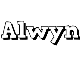 Alwyn snowing logo