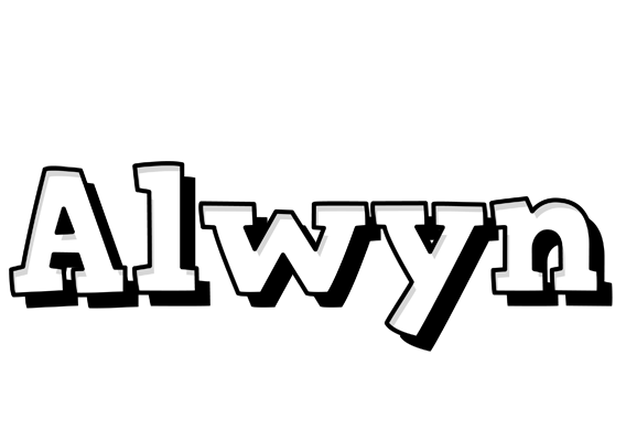 Alwyn snowing logo