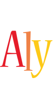 Aly birthday logo