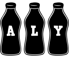 Aly bottle logo