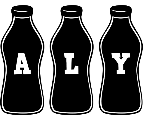 Aly bottle logo