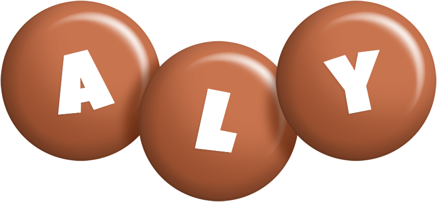 Aly candy-brown logo