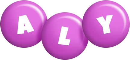 Aly candy-purple logo