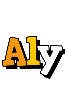 Aly cartoon logo