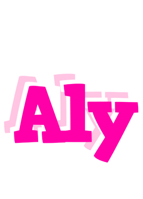 Aly dancing logo