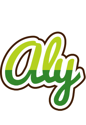 Aly golfing logo