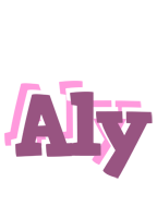 Aly relaxing logo