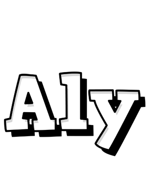 Aly snowing logo