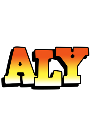 Aly sunset logo
