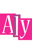 Aly whine logo