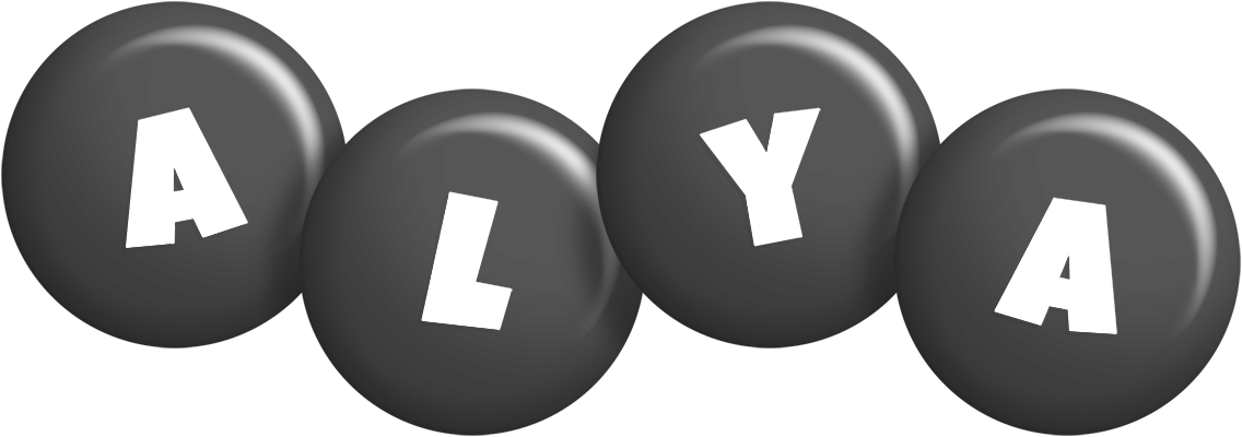 Alya candy-black logo