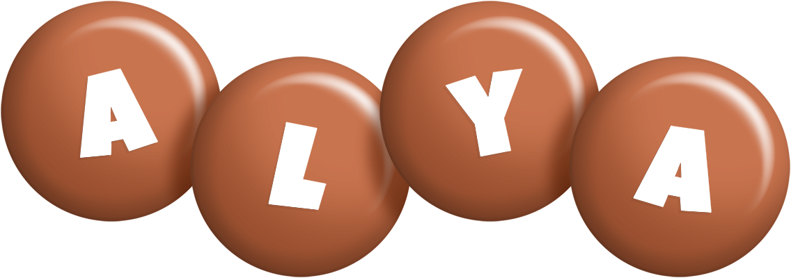 Alya candy-brown logo