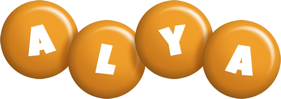 Alya candy-orange logo