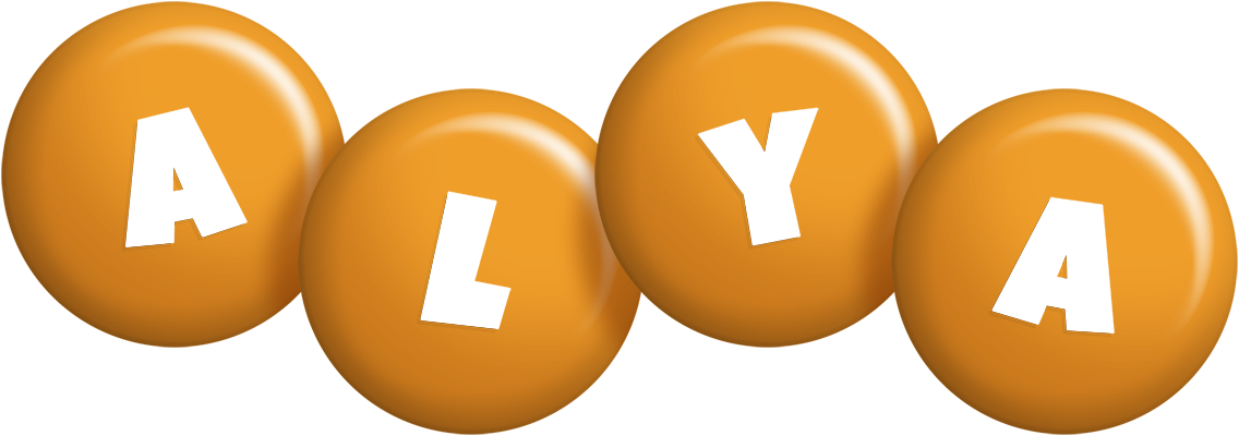 Alya candy-orange logo