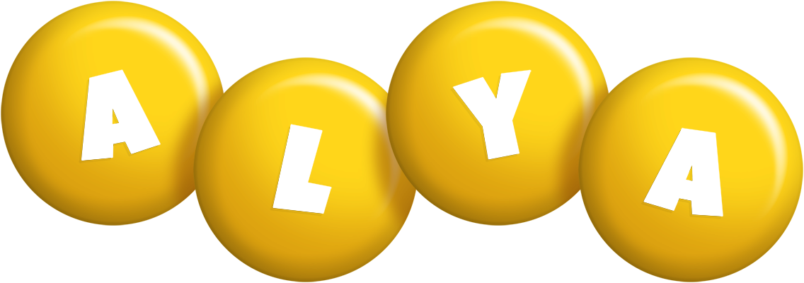 Alya candy-yellow logo