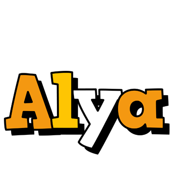 Alya cartoon logo