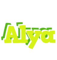 Alya citrus logo