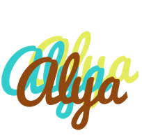 Alya cupcake logo