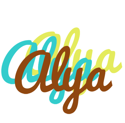 Alya cupcake logo