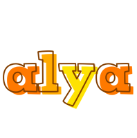 Alya desert logo