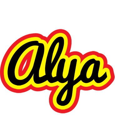 Alya flaming logo