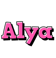 Alya girlish logo