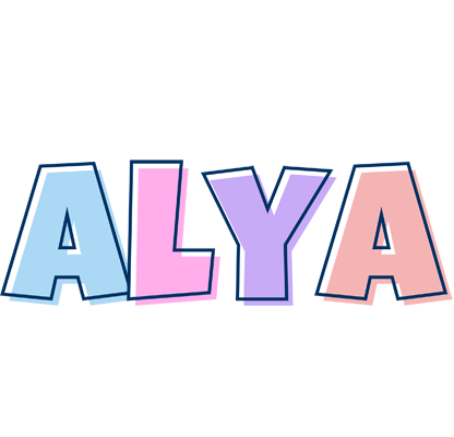 Alya pastel logo