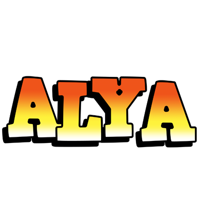 Alya sunset logo