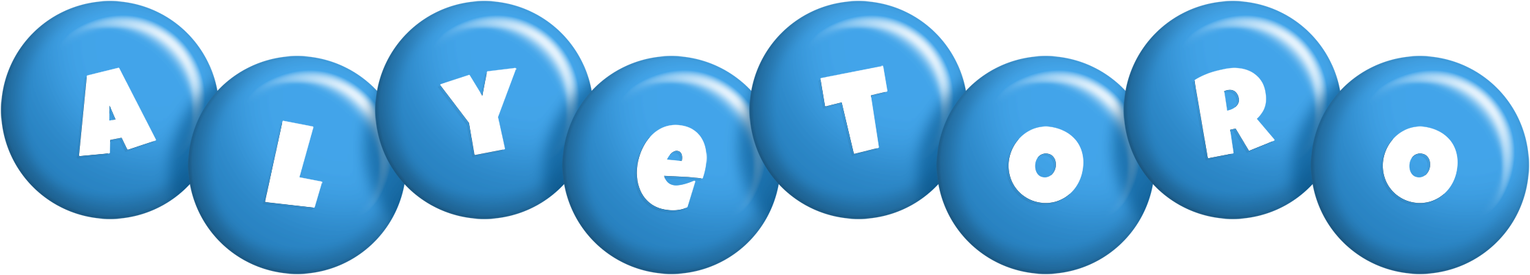 Alyetoro candy-blue logo
