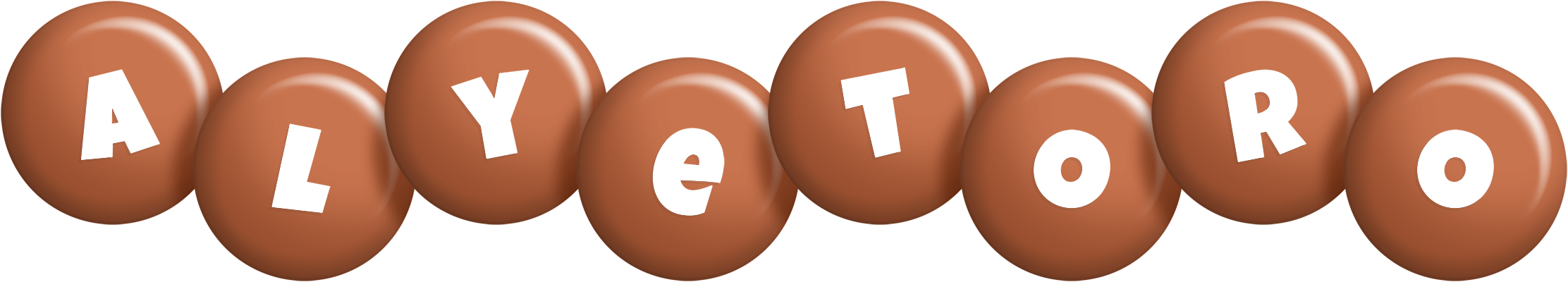 Alyetoro candy-brown logo